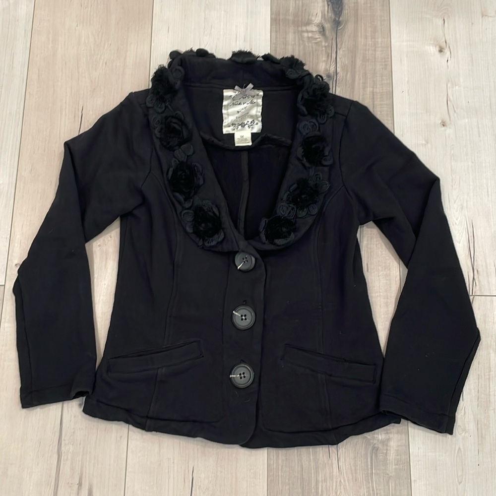 Nick & Mo Sweatshirt Blazer, size Medium.